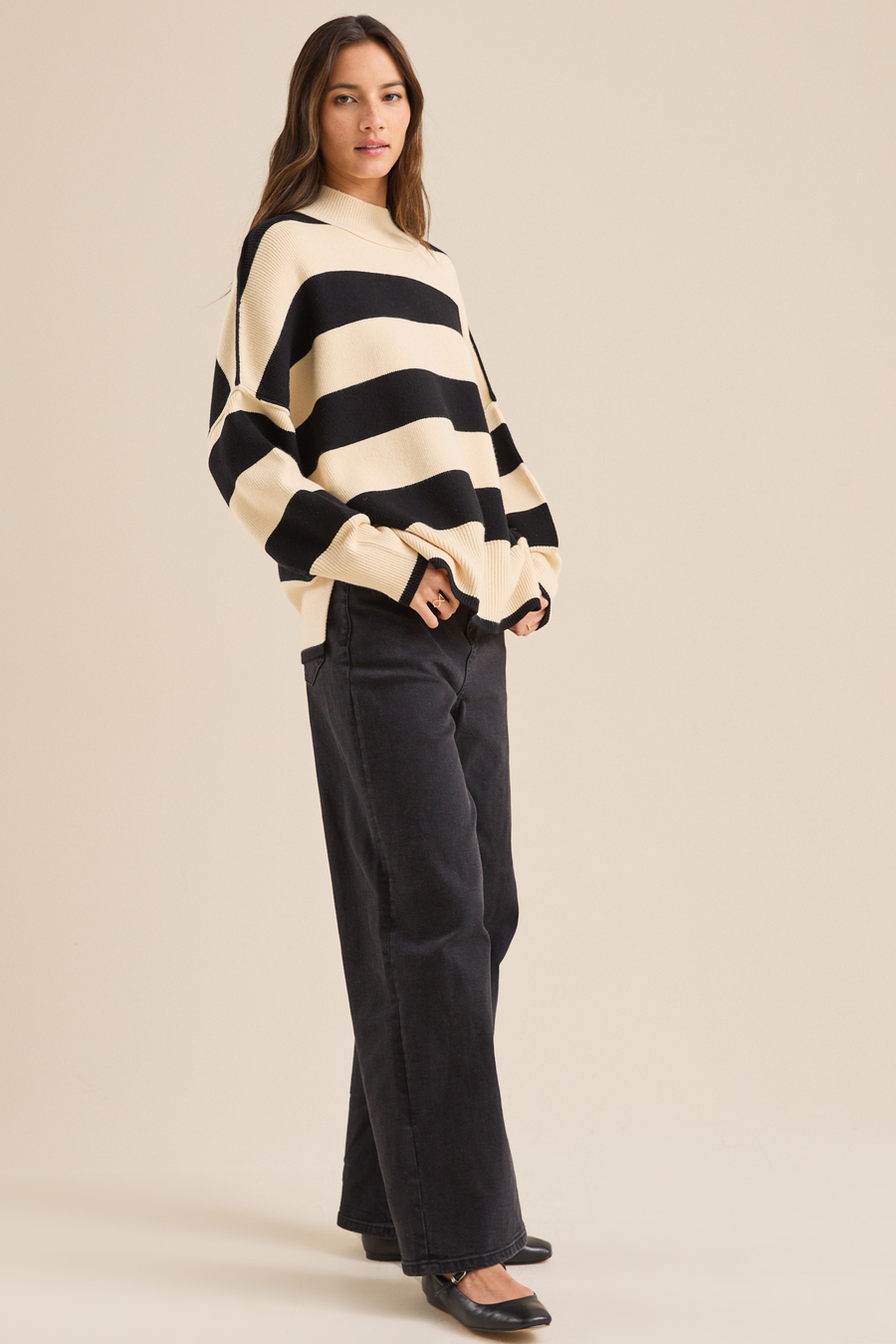 Lydia Knitted Sweater Black