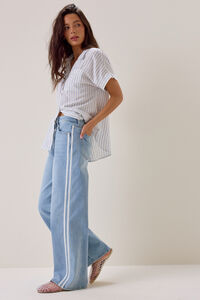 Skylar Side Stripe Jeans - Altar'd State