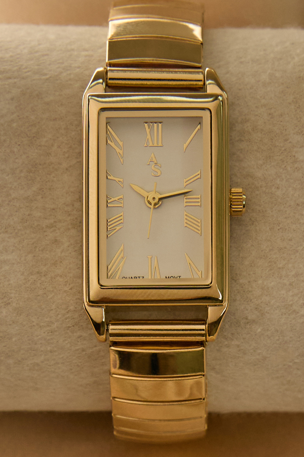 Radiant Gold Stretch Watch Detail 3 - Altar'd State