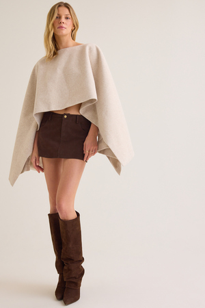 Malana Wool Cape Vest - Altar'd State - 