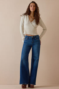 Ciela Wrap Button Side Sweater Detail 2 - Altar'd State