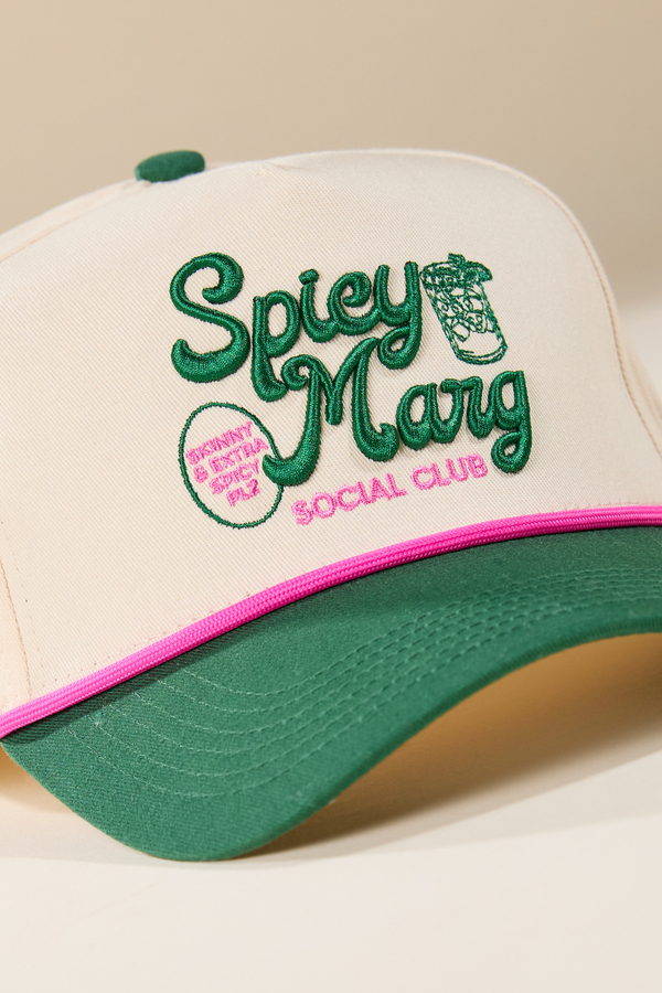 Spicy Marg Trucker Hat Detail 3 - Altar'd State