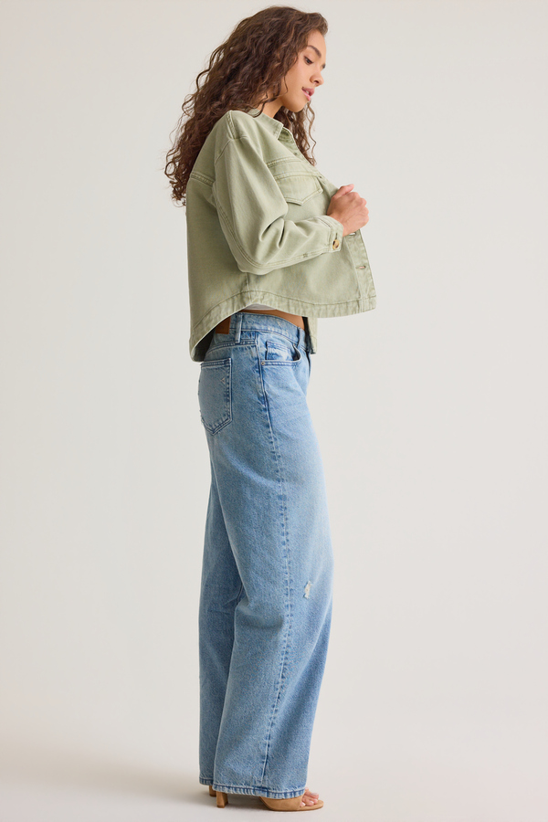 Becca Cropped Jacket Detail 5 - Altar'd State