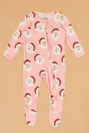 Santa Baby Ruffle Footie - Altar'd State - 