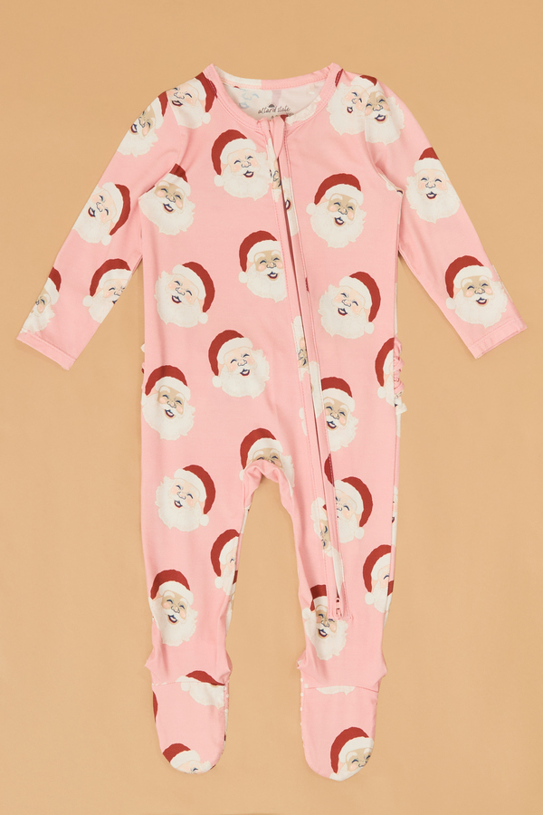 Santa Baby Ruffle Footie - Altar'd State