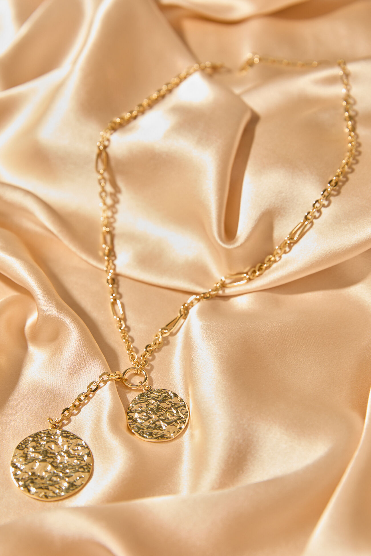 18K Gold Prim Coin Necklace