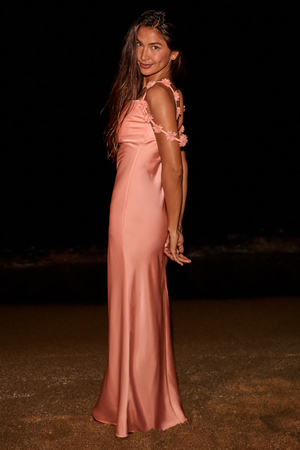 Scarlett Satin Maxi Dress - Altar'd State