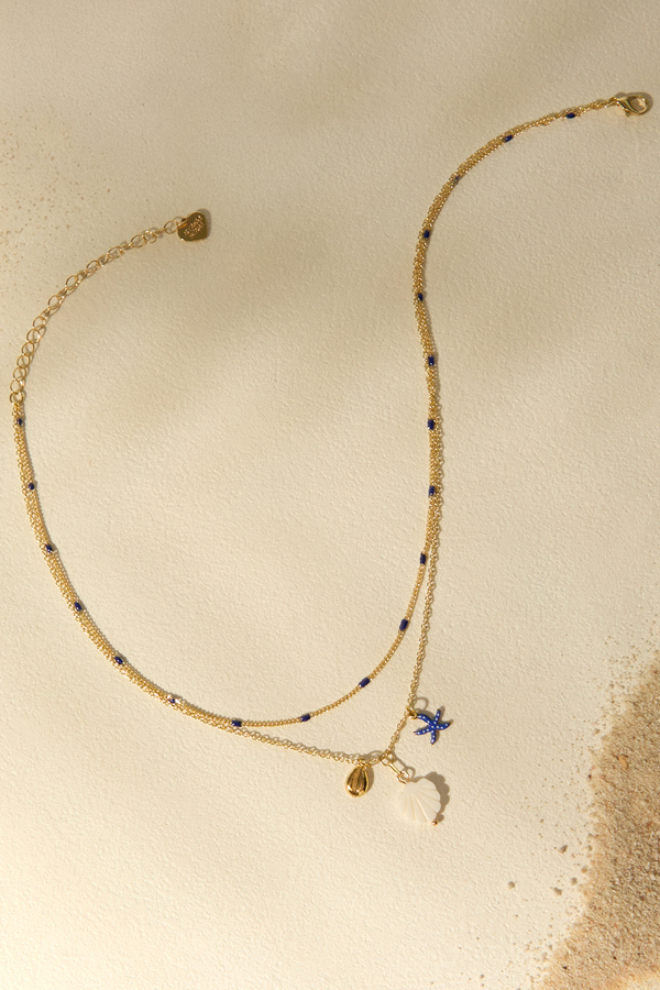 Lucy Seashell Necklace Detail 2 - Altar'd State