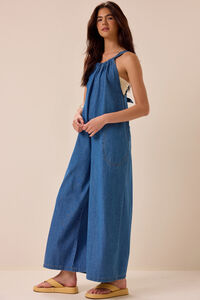 Marissa Denim Jumpsuit Detail 4 - Altar'd State
