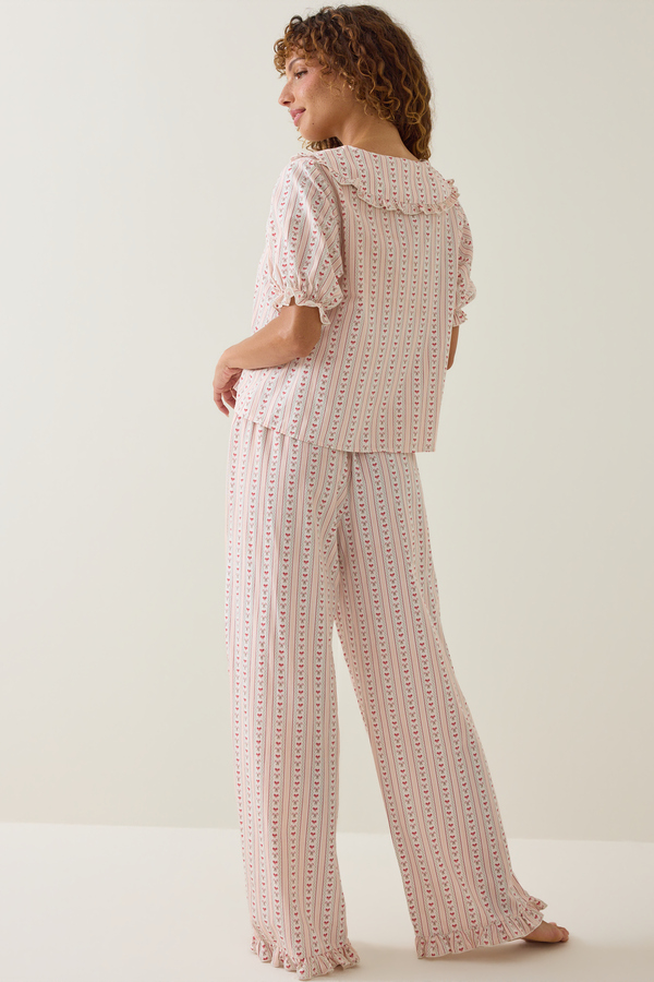 Candy Cane Cuteness Mama Pajama Set Detail 7 - Altar'd State