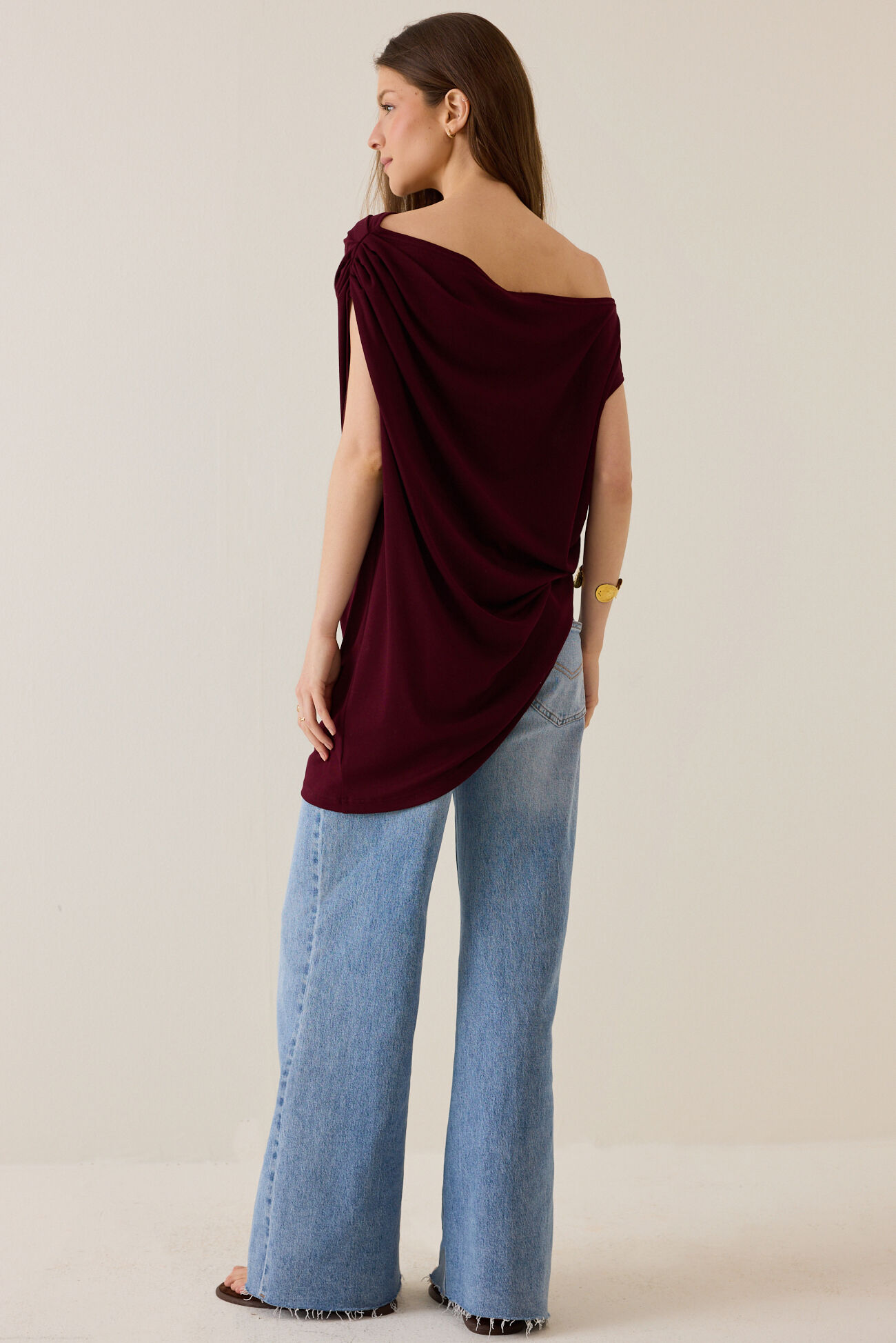 Harper Asymmetrical Neck Top