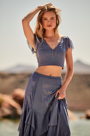 Carlin Embroidered Top - Altar'd State - 
