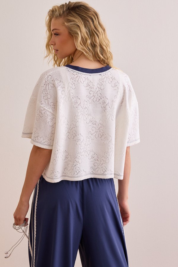 Sprint Stitch Boxy Tee Detail 6 - Altar'd State