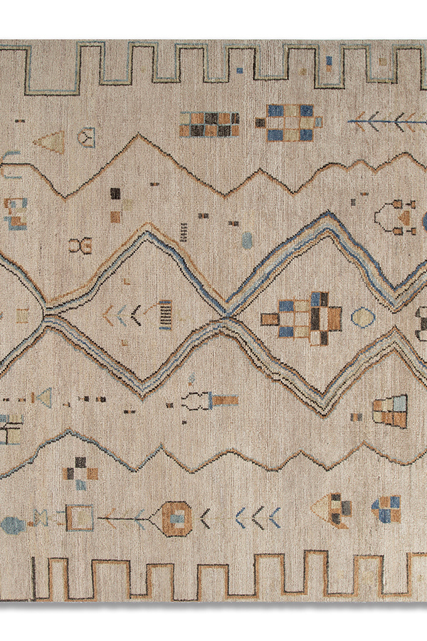 Coralina Handknotted Rug Detail 6 - Altar'd State
