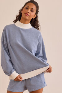 Step Out Striped Mock Neck Detail 2 - Altar'd State