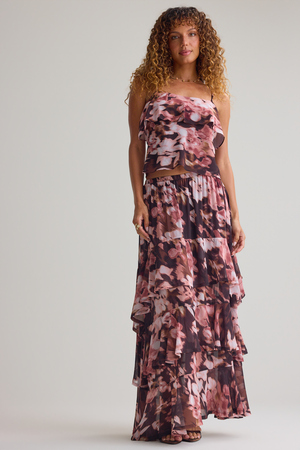 Jenna Floral Ruffle Tank - Altar'd State