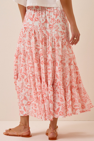 Elise Floral Maxi Skirt - Altar'd State - 