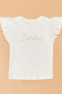 Darlin Flutter Sleeve Tee Detail 2 - Altar'd State