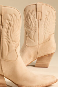 Nicole Beige Bootie Detail 2 - Altar'd State