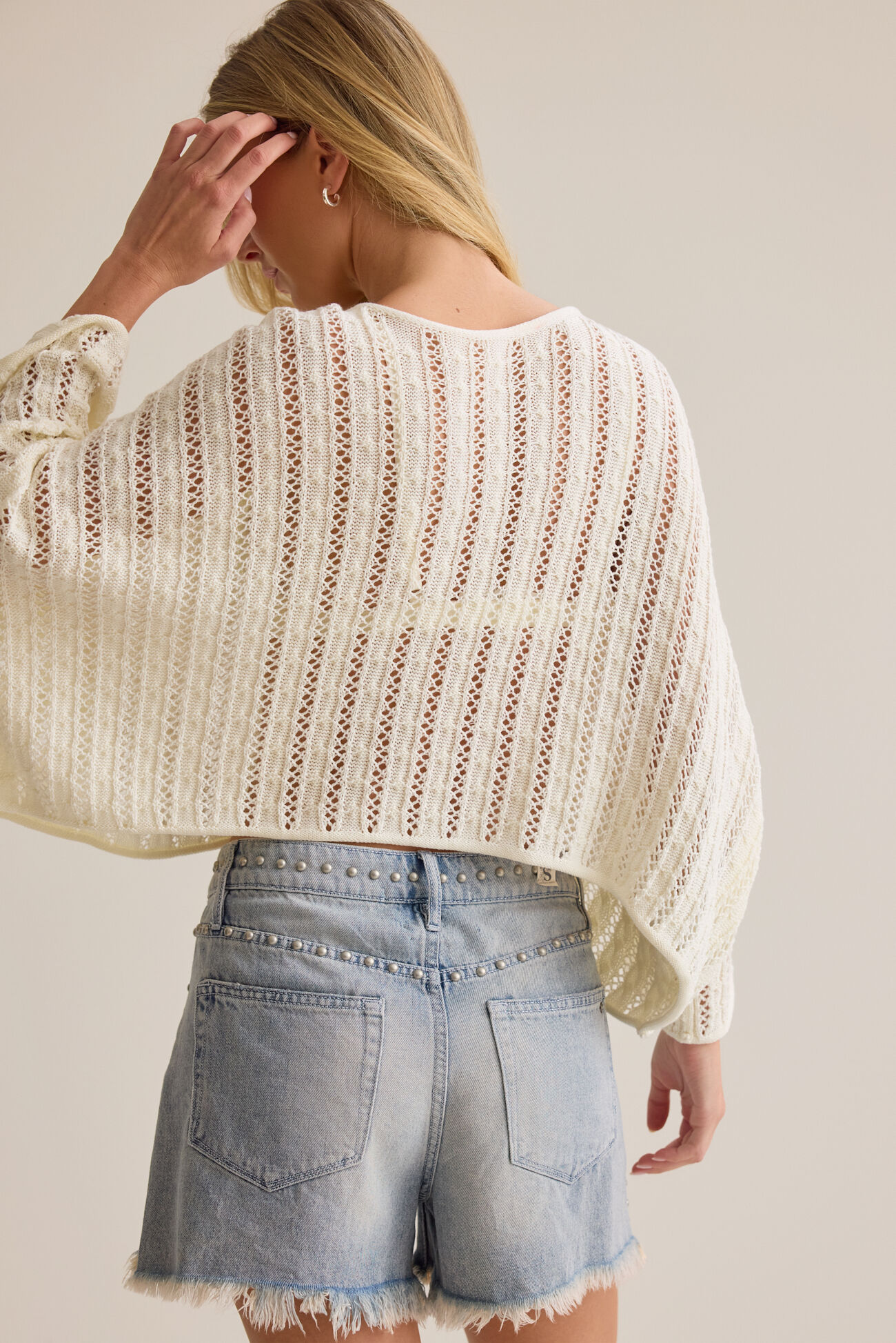 Alexis Knit Boxy Sweater Tee