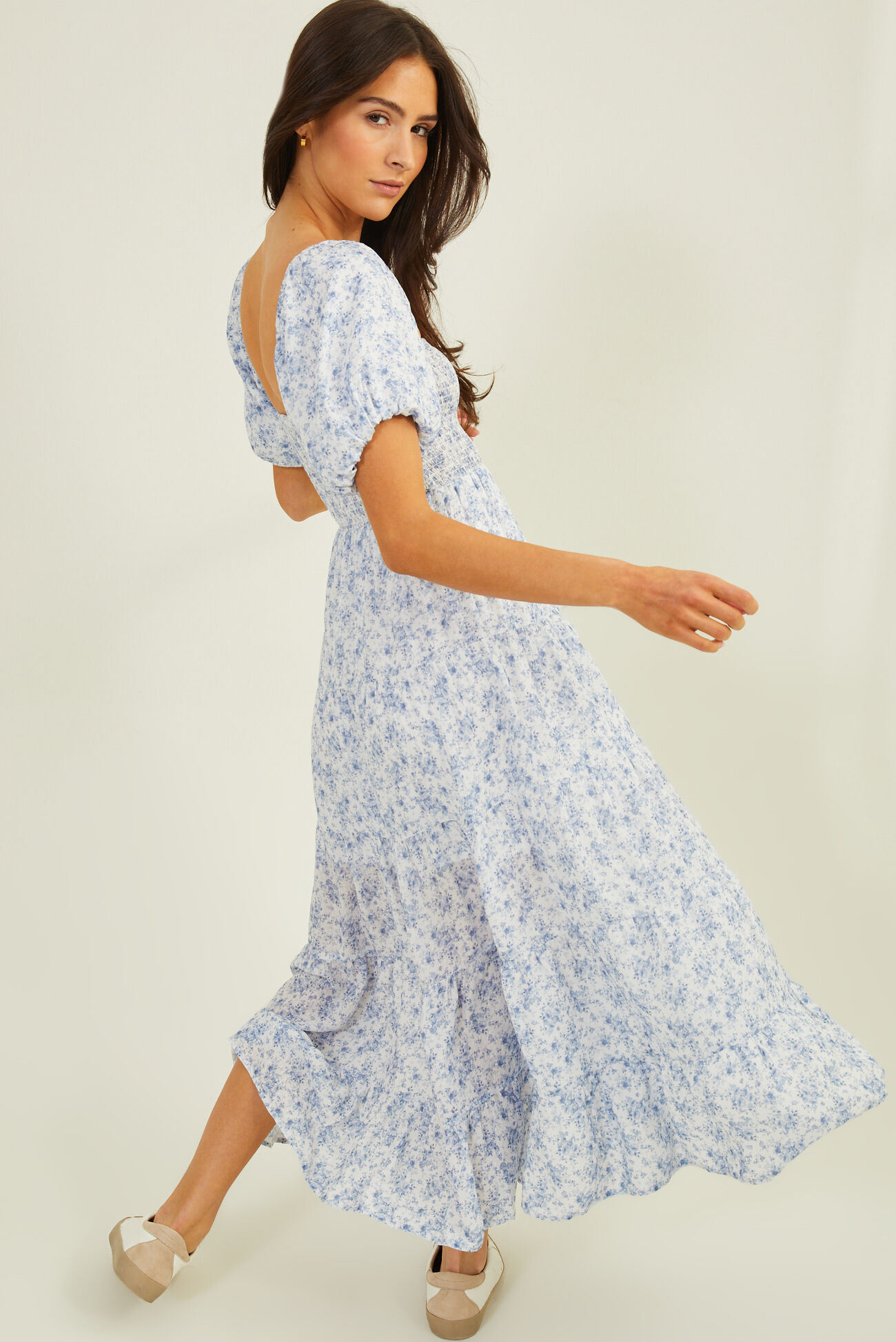 knee length dresses for ladies Quinn Terry Floral Dress