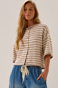 Cassidy Striped Cardigan - Altar'd State