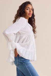 Irena Crochet Trim Top Detail 3 - Altar'd State