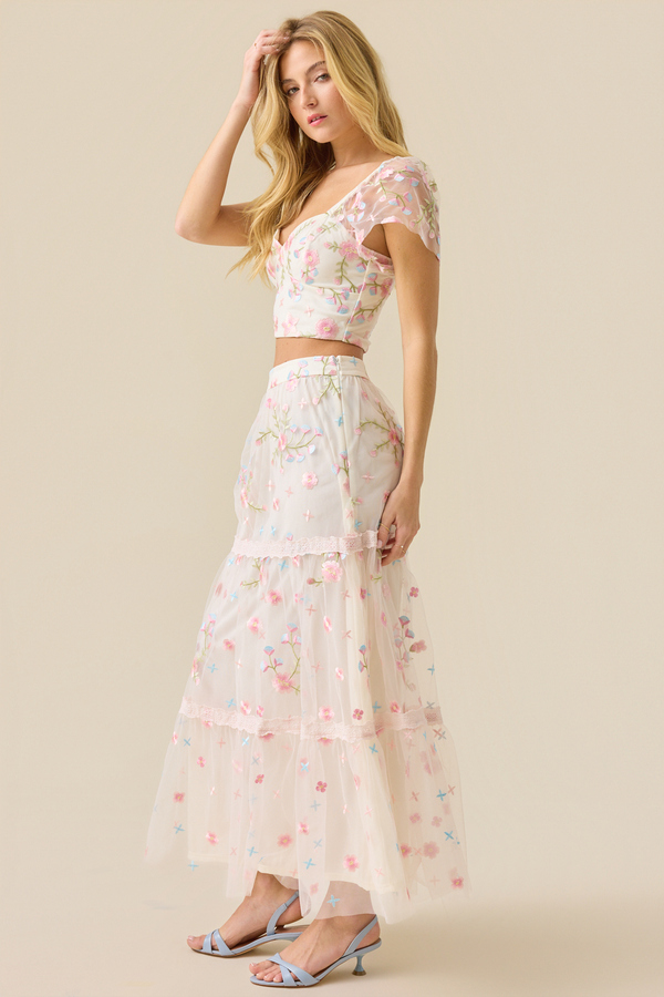 ambrose mini dress pink floral Ambrose Mini Dress