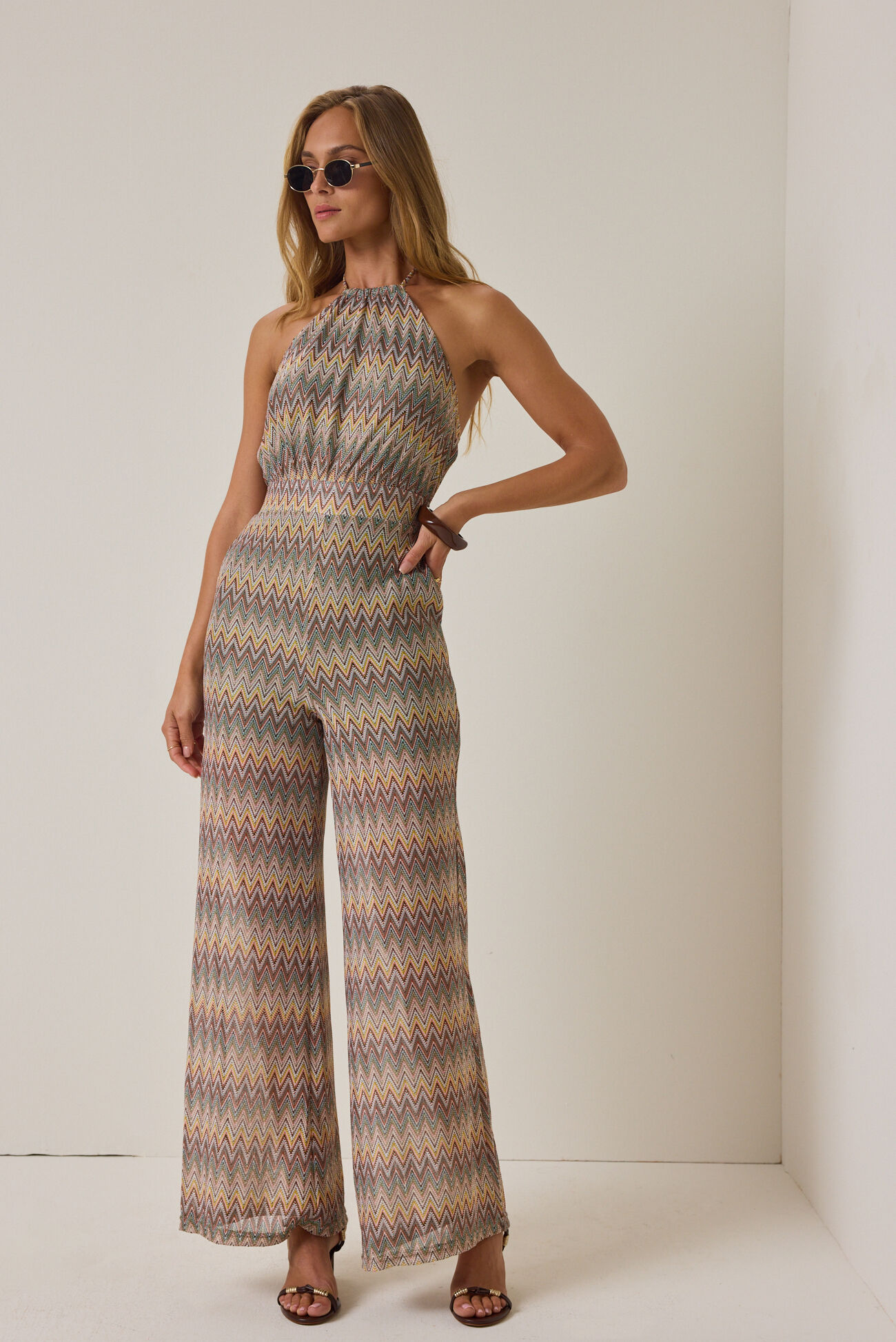 Arianna Chevron Jumpsuit