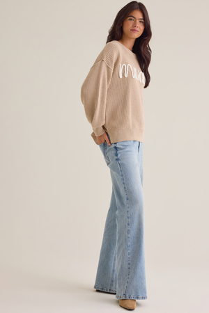 Maeve Mama Topstitch Sweater - Altar'd State - 