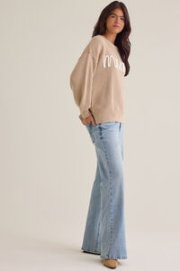 Maeve Mama Topstitch Sweater Detail 5 - Altar'd State