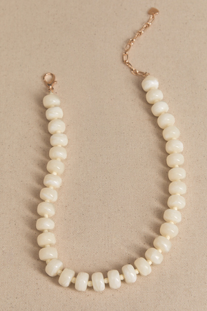 Freya White Beaded Necklace - Altar'd State - 