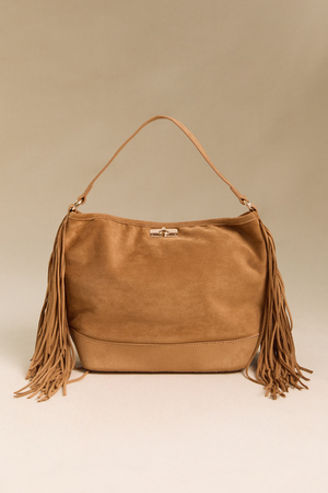 Bronwyn Suede Fringe Bag - Altar'd State - 