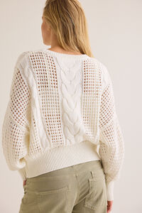Prim Cable Knit Tunic Sweater Detail 4 - Altar'd State