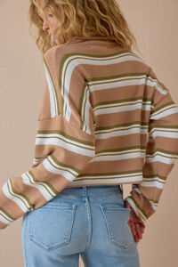 Miller Multi Stripe Cardigan Detail 6 - Altar'd State