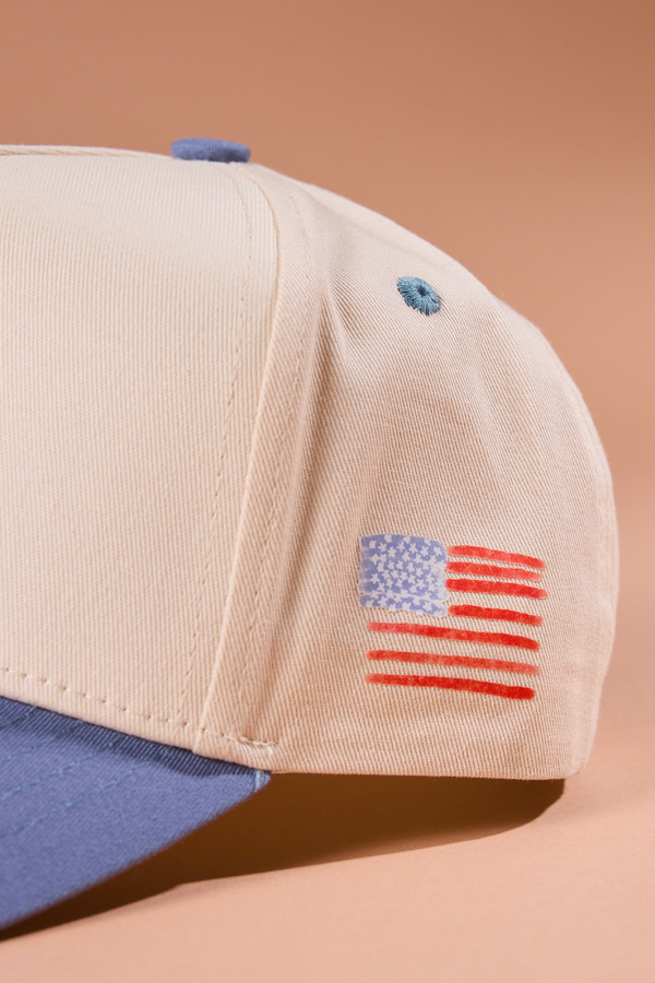 Loves Jesus & America Too Trucker Hat Detail 2 - Altar'd State