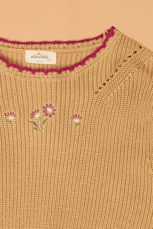 Florence Floral Embroidered Sweater - Altar'd State - 