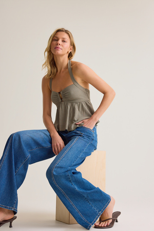 Lexey Backless Halter Tank - Altar'd State