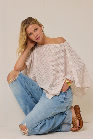 Larken Knit Poncho - Altar'd State - 