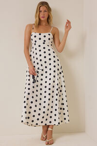 Emmalie Polka Dot Maxi Dress - Altar'd State