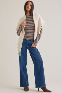 Sawyer Fringe Triangle Scarf - Altar'd State