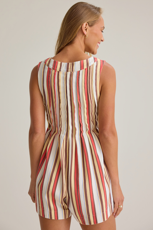 Evie Stripe Romper Detail 5 - Altar'd State