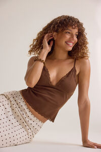 Isla Lace Trim Tank - Altar'd State