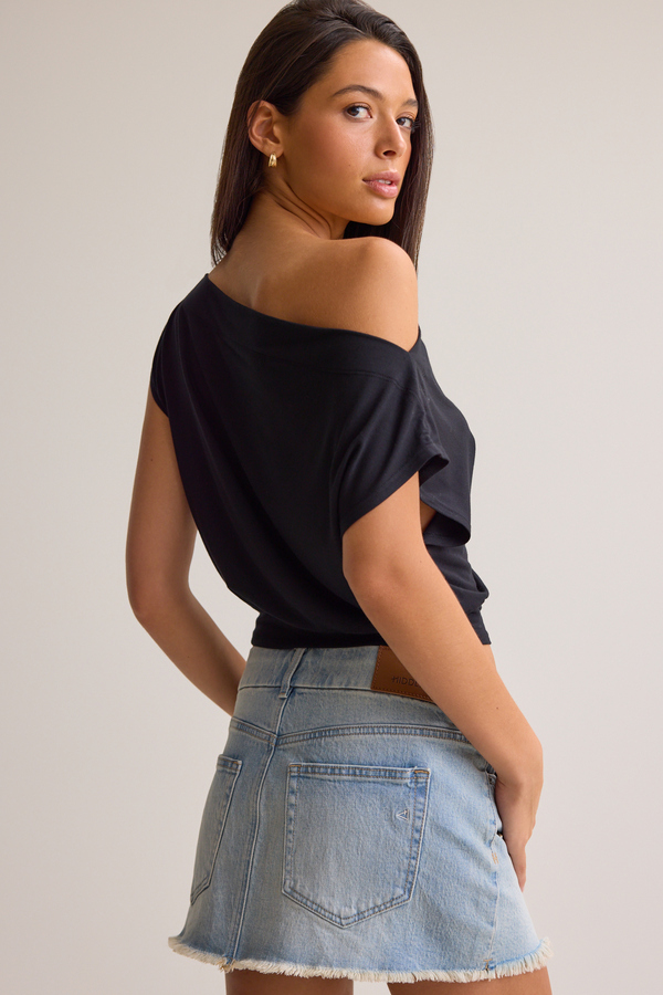 Senna Asymmetrical Neck Top Detail 4 - Altar'd State