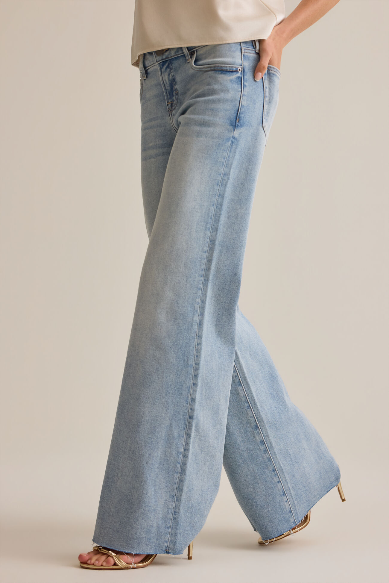 Lucie Low Rise Relaxed Flare Jeans