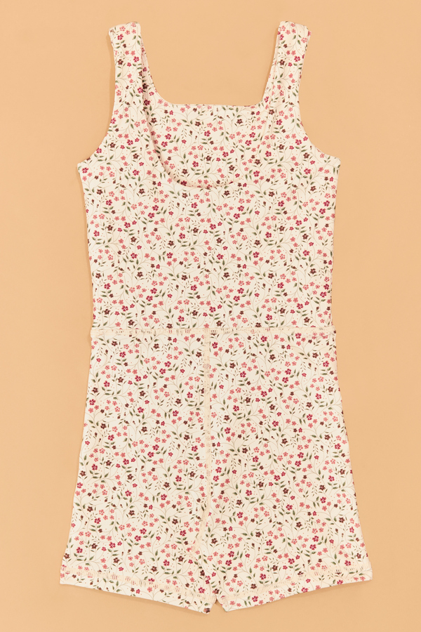 Abby Floral Unitard Detail 3 - Altar'd State