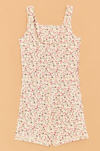 Abby Floral Unitard Detail 3 - Altar'd State