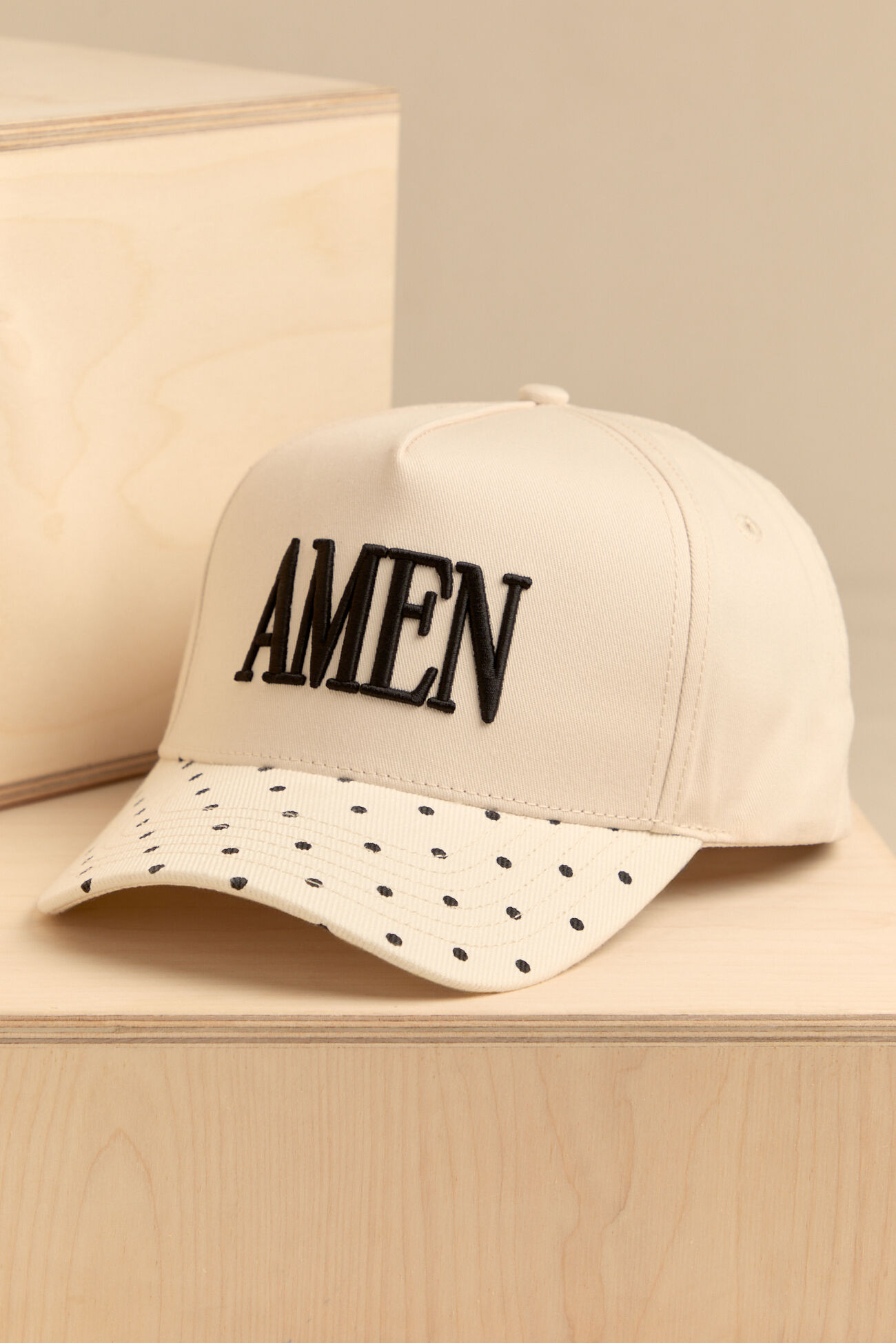 Amen Dotted Trucker Hat