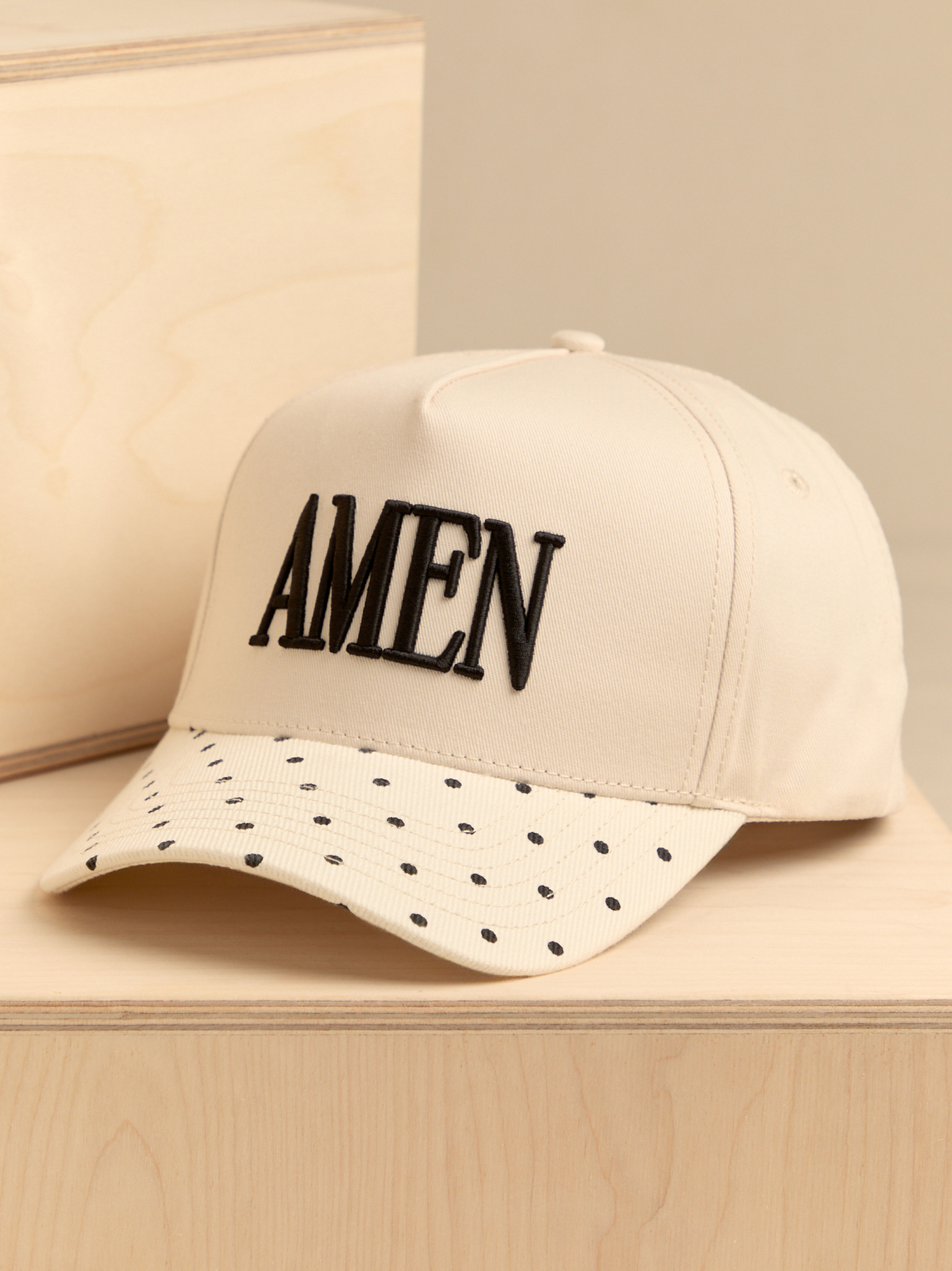 Altar’d State hat in black Amen Trucker Hat | Altar main image 2
