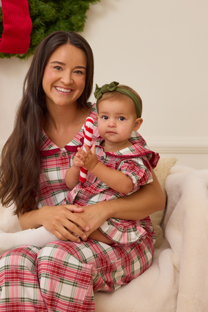 Plaid Wishes Lounge Dress - Altar'd State - 